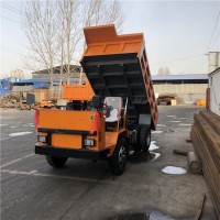 山東濟寧直銷p-13型四驅(qū)液壓翻斗運礦車操作簡單