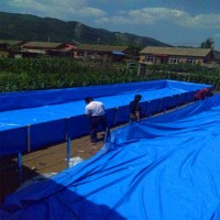 養(yǎng)魚(yú)帆布水池加厚防水布魚(yú)池 養(yǎng)水蛭螞蟥帆布水槽 養(yǎng)殖帆布池