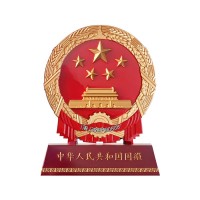金屬國徽擺件市政單位/上市公司/國企集團(tuán)領(lǐng)導(dǎo)辦公擺件批發(fā)