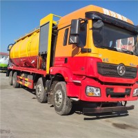 疏通前四后八清洗吸污車33方高壓清洗吸污車廠家現(xiàn)車多少錢價格