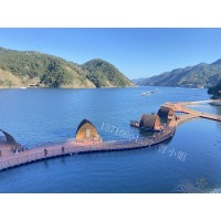 塑料浮筒，浮動平臺，水上人行浮橋建造，廠家直銷