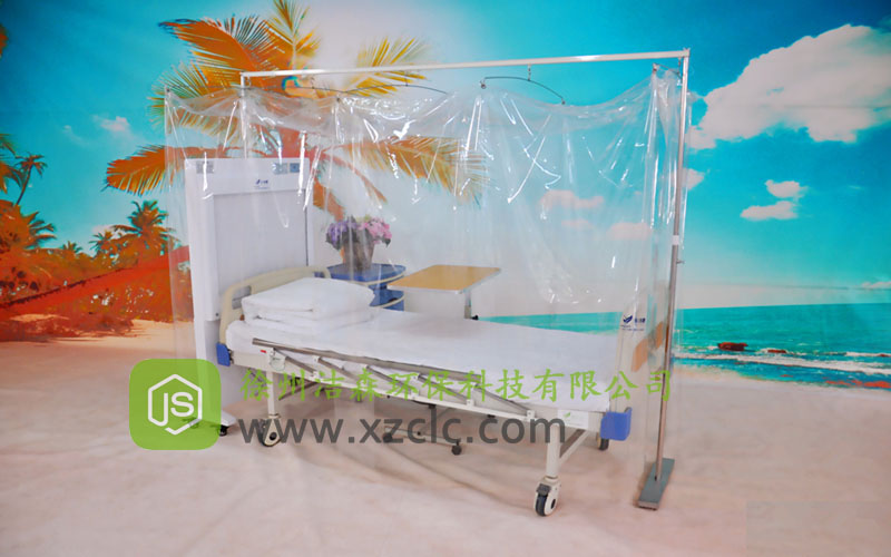 層流床罩單人無(wú)菌室移動(dòng)層流消毒罩JS-B2型單直軌支架款,層流床價(jià)格優(yōu)惠