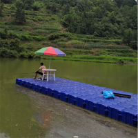 水庫游船觀景平臺 水上浮筒碼頭 走人浮橋